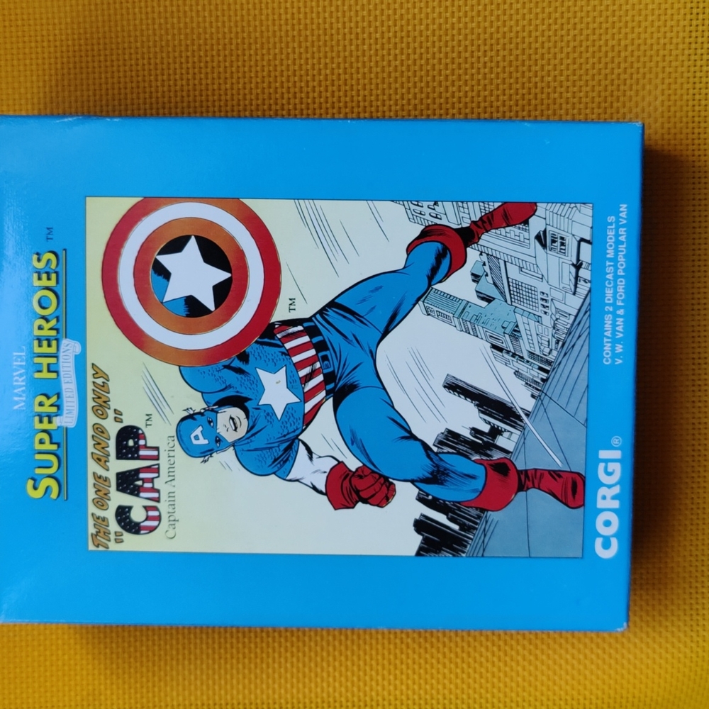 Corgi  limited edition 2 die cast Captain America